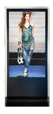 500nits Floor Standing Touch Screen Kiosk 55 Inch Digital Signage Display